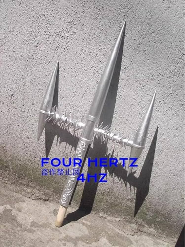 希少品 家庭教師ヒットマンREBORN! 六道骸 武器 三又槍 キーホルダー 希少品 家庭教師ヒットマンREBORN! 六道骸 武器 三又槍